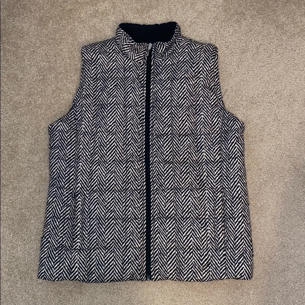 Black and White Vest